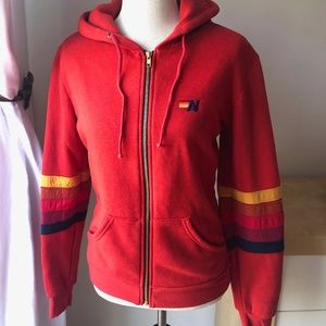 Aviator Nation Red Hoodie - Size Small